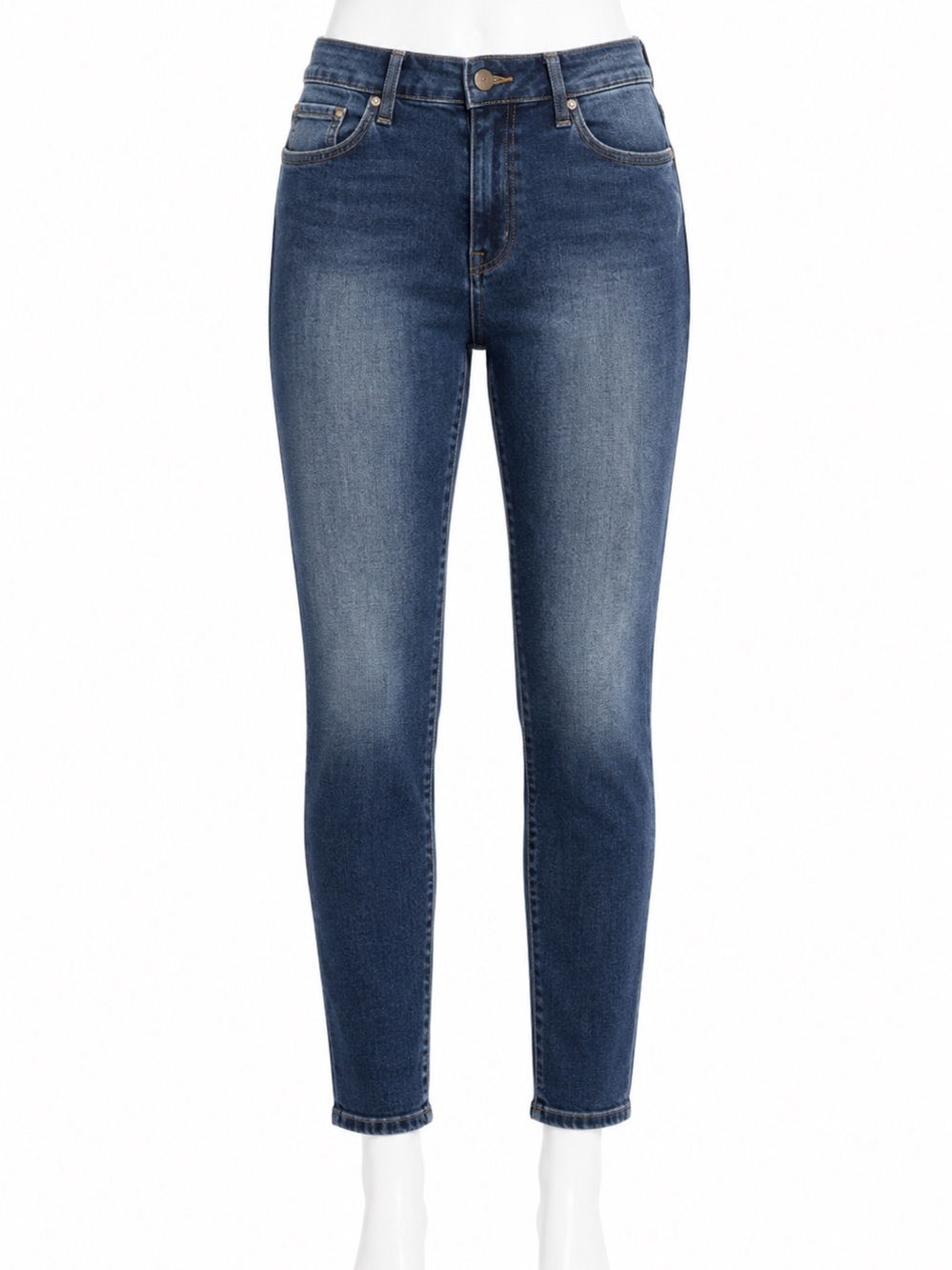 Fidelity Axl Girlfriend Jeans Medium Wash Stretch Slim Straight Leg Denim Sz 31